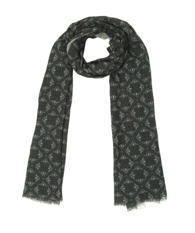 Wool modal scarf with minimal design