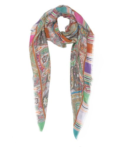 Scarf in Minimal rhomb design in navy