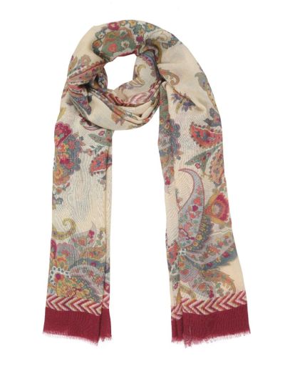 Elegant scarf with ornament design