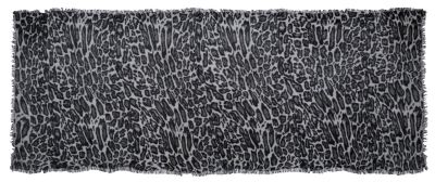 Elegant Cashmere scarf in Leopard print Khaki/ sand