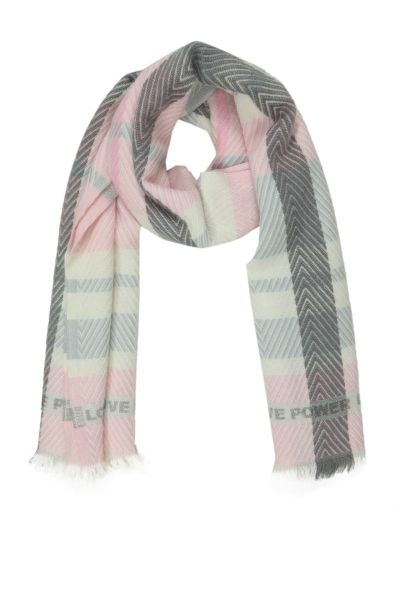 Jaquard scarf checkered