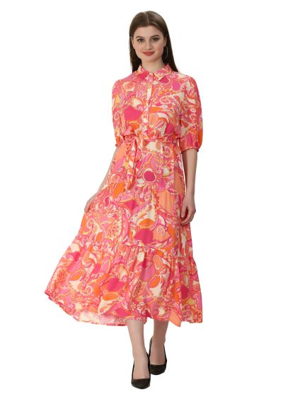 Long dress with Ornament Design