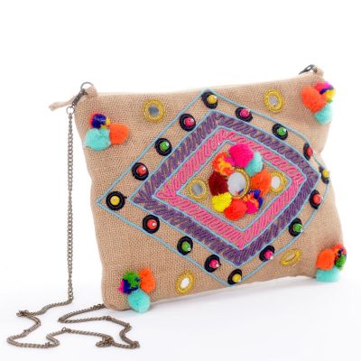 Jute Handtasche (Umhängetasche)